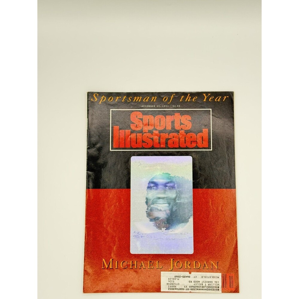 Sports Illustrated Sportsman of the Year Michael Jordan Hologram Dec 23, 1991